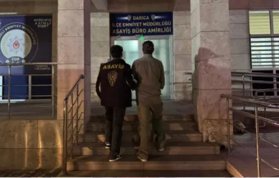 3 Yıl 1 Ay 15 Gün hapis cezası ile aranan bir şahıs yakalandı