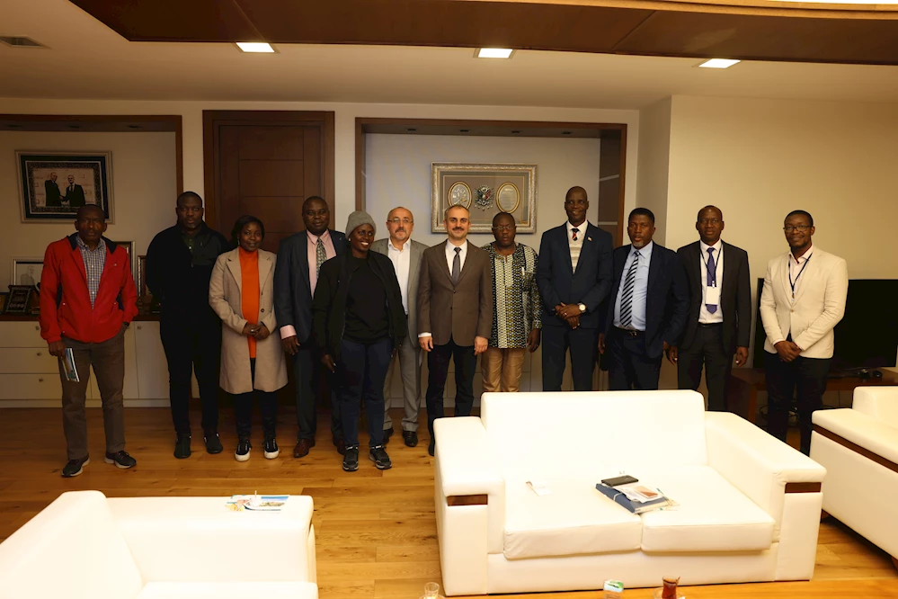 <strong>Başkan Çiftçi, Uganda heyetini ağırladı</strong>